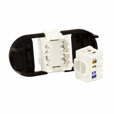 Модуль Keystone UTP RJ45 кат. 6А, білий, Corning