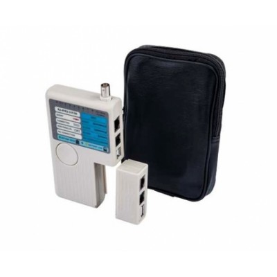 Тестер светодиодный RJ-45,RJ-12 + BNC, STP, Phone, USB
