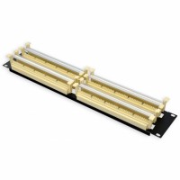 Кросовая панель на 200 пар, 19", 2U (110 тип) EPNew Кросовая панель на 200 пар, 19", 2U (110 тип) EPNew