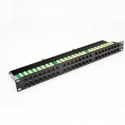 Патч-панель 19" 48xRJ-45 UTP, кат. 6, 1U, dual type, EPNew
