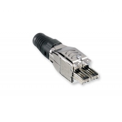 Коннектор экранированный S1200/4, кат.7A, 4-пари AWG 26