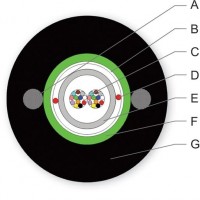 ВО кабель A-D(ZM)(SG)2Y, 24E9/125 SMF-28e+, центральная туба, стальная броня, Corning ВО кабель A-D(ZM)(SG)2Y, 24E9/125 SMF-28e+, центральная туба, стальная броня, Corning