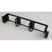 Держатель 19 "для 9 плинтов, 2U (горизонтальная установка плинтов) Держатель 19 "для 9 плинтов, 2U (горизонтальная установка плинтов)