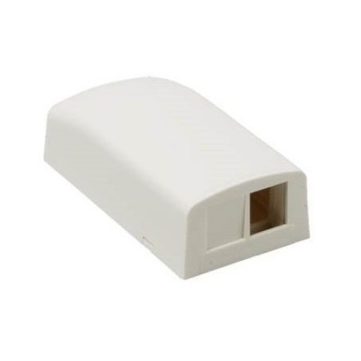 Розетка зовнішня для 2-х модулів KeyStone, без модулів, біла, Panduit NetKey