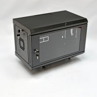Шафа 19'' 6U, 600х350х373 мм (Ш*Г*В) серверна настінна чорна CMS акрилове скло  Шафа 19'' 6U, 600х350х373 мм (Ш*Г*В) серверна настінна чорна CMS акрилове скло