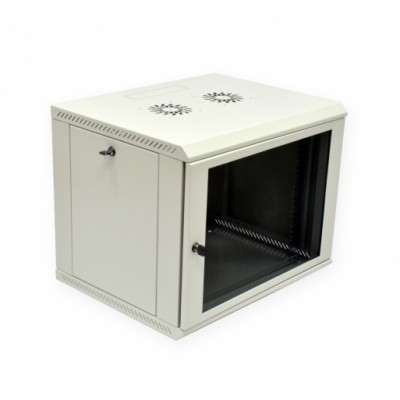 Шафа настінна 9U 600X450 (ШхГ), сіра, Mini Cabinet, Mepsan