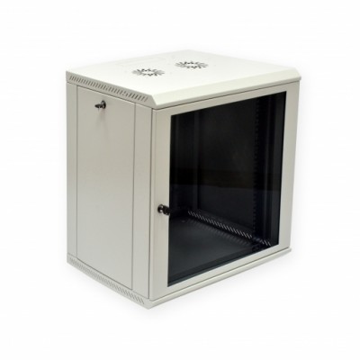 Шафа настінна 12U 600X450 (ШхГ), сіра, Mini Cabinet, Mepsan