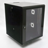 Шафа 19'' 15U, 600х700х773 мм (Ш*Г*В) cерверна настінна чорна CMS  акрилове скло  Шафа 19'' 15U, 600х700х773 мм (Ш*Г*В) cерверна настінна чорна CMS  акрилове скло