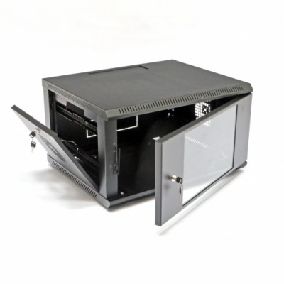 Шафа 19",6U, 620х500х343 мм (Ш*Г*В),чорна