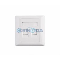 Рамка 86×86 под два модуля KeyStone, Kingda Рамка 86×86 под два модуля KeyStone, Kingda