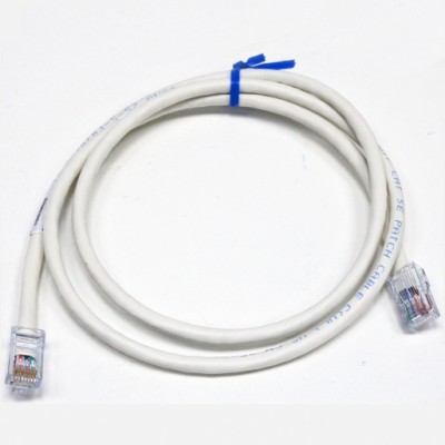 Патч-корд UTP, 10 м, кат. 5e,  світлосірий, Panduit NetKey