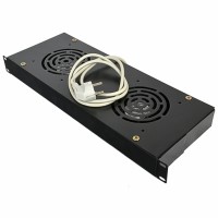 Вентиляторный модуль 19’’, 1U , два вентилятора. Вентиляторный модуль 19’’, 1U , два вентилятора.