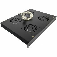 Вентиляторный модуль 19’’, 1U , четыре вентилятора. Вентиляторный модуль 19’’, 1U , четыре вентилятора.