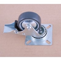 Колесо к шкафам полиамид-резина (d50) со стопором Колесо к шкафам полиамид-резина (d50) со стопором