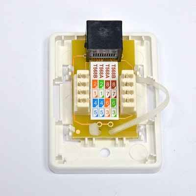 Розетка зовнішня 1хUTP, кат.6, RJ45, EPNew.