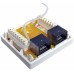 Розетка зовнішня 2хUTP, кат.5е, RJ45, EPNew.