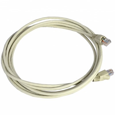 Патч-корд U/UTP FutureCom,3м, кат.5е, LSZH, сірий, Corning.