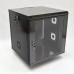 Шафа 19'' 12U, 600х500х640 мм (Ш*Г*В) серверна настінна чорна CMS акрилове скло 