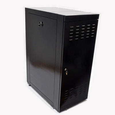 Шафа 19" 28U, 610х1055 мм (Ш*Г) серверна підлогова чорна CMS посилена 
