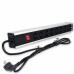 Силовий блок, 19 ", 8 розеток UPS, 1.5 U, вимикач, шнур 1.8 м, євровилку