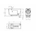Модуль екранований xs500 Keystone, 1xRJ45, FutureCom, кат. 6a, пакунок 24 шт