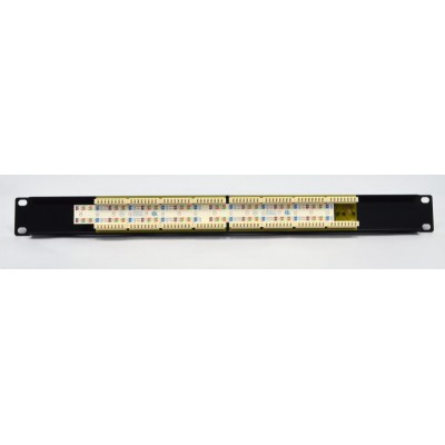Патч-панель 19" 16xRJ-45 UTP, кат. 6, dual type