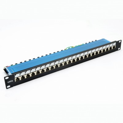 Патч-панель 19" 24xRJ-45 FTP, кат. 6, dual type