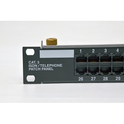 Патч-панель телефонна 19’’ на 50 портів Panduit, ISDN, Cat. 3