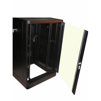 Шафа 24U 800х820, чорна (ніжки, заземлення) MG