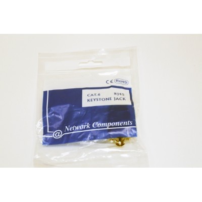 Модуль вузький Keystone RJ-45 екранов. кат.6 STP 180
