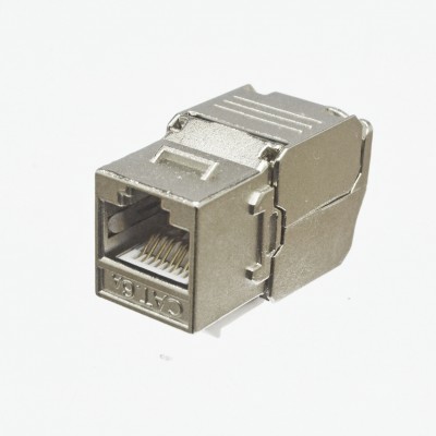 Модуль KeyStone RJ45 STP, кат. 6a, безінструментний, Slim, LW