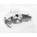 Модуль KeyStone RJ45 UTP, кат. 6a, безінструментний, Slim, LW