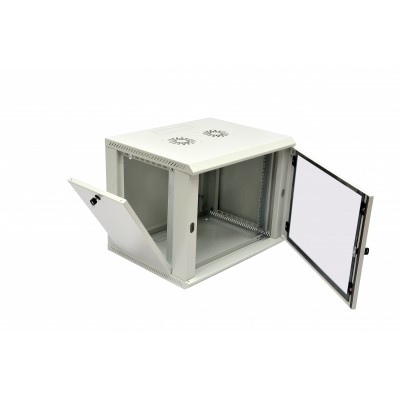 Шафа настінна 6U 600X450 (ШхГ), сіра, Mini Cabinet, Mepsan