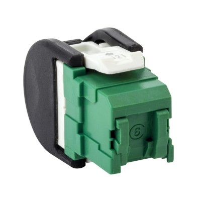 Модуль Keystone UTP RJ45 кат. 6А, білий, Corning