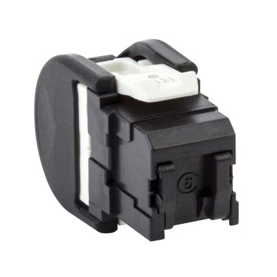 Модуль Keystone UTP RJ45 кат. 6А, білий, Corning
