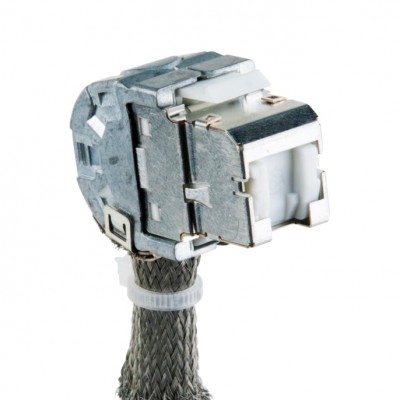 Модуль Keystone STP RJ45 кат. 6А, білий, Corning