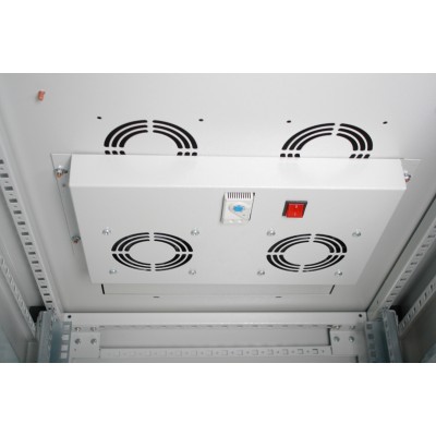 Шафа 42U 800х1000 (без ніг), Strong Framework, сіра, Audax