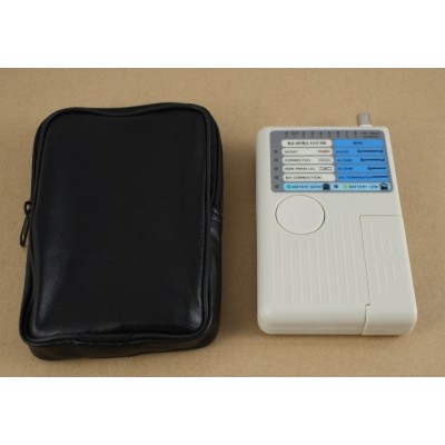 Тестер светодиодный RJ-45,RJ-12 + BNC, STP, Phone, USB
