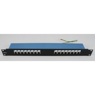 Патч-панель 19 "16xRJ-45 FTP, cat.5e