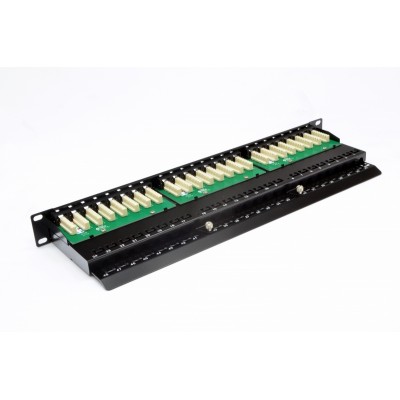 Патч-панель 19" 48xRJ-45 UTP, кат. 6, 1U, dual type, EPNew