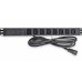 Блок 19 "на 8 розеток, з індикатором, шнур 3 м з вилкою С14 для UPS, 10А, 1U