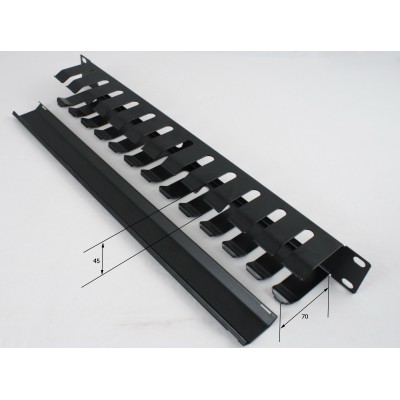 Кабельный организатор 1U,19", металический
