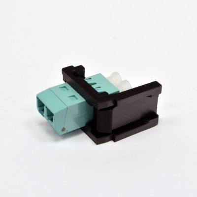 Модуль LANS LC Duplex MM (OM3/4) з шторками Corning (LANS-MOD-AD-B)