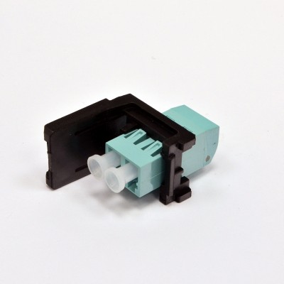 Модуль LANS LC Duplex MM (OM3/4) з шторками Corning (LANS-MOD-AD-B)