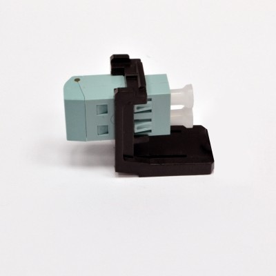 Модуль LANS LC Duplex MM (OM3/4) з шторками Corning (LANS-MOD-AD-B)