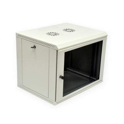 Шафа настінна 9U 600X450 (ШхГ), сіра, Mini Cabinet, Mepsan