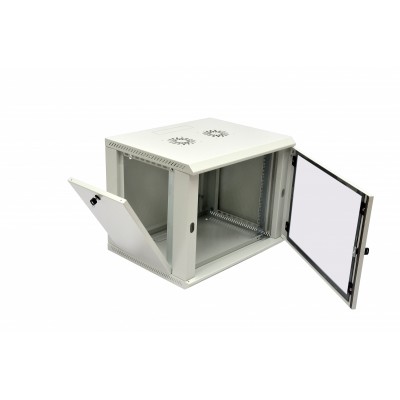 Шафа настінна 9U 600X450 (ШхГ), сіра, Mini Cabinet, Mepsan