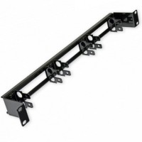 Держатель 6 плинтов 19" 1U черный