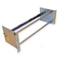 Держатель плинтов 19’’ 3U, крепление вертикально на трубках, оцинкованный