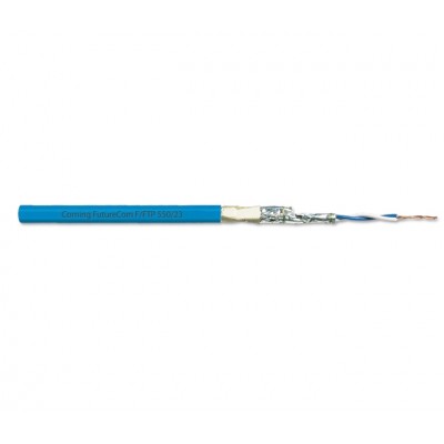 Кабель F/FTP 550/23 4P FutureCom кат. 6a, LSZH/FRNC синій 1000 м